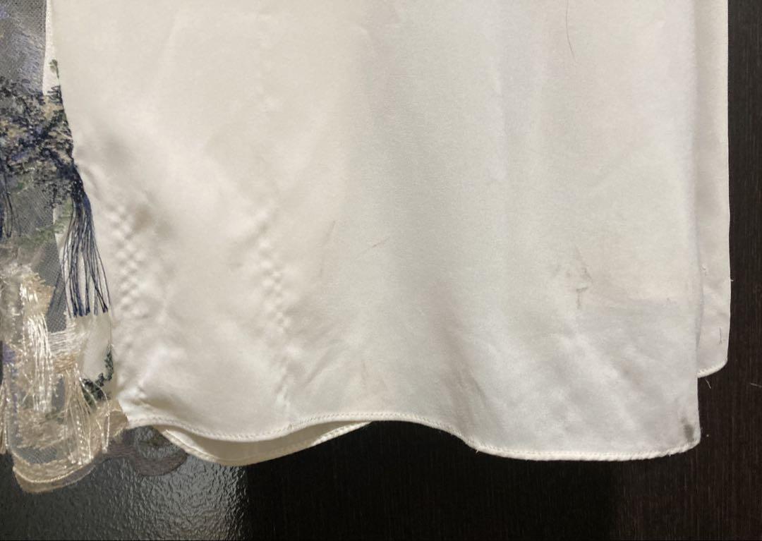 Murral Floating Flower Lace Skirt Ivory Full skirt