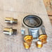 Oil filter sandwich plate