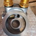 Oil filter sandwich plate