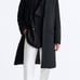 Black Wool blend coat