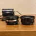 Canon t50 35mm film camera with two attachable lenses with bag