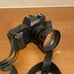 Canon t50 35mm film camera with two attachable lenses with bag