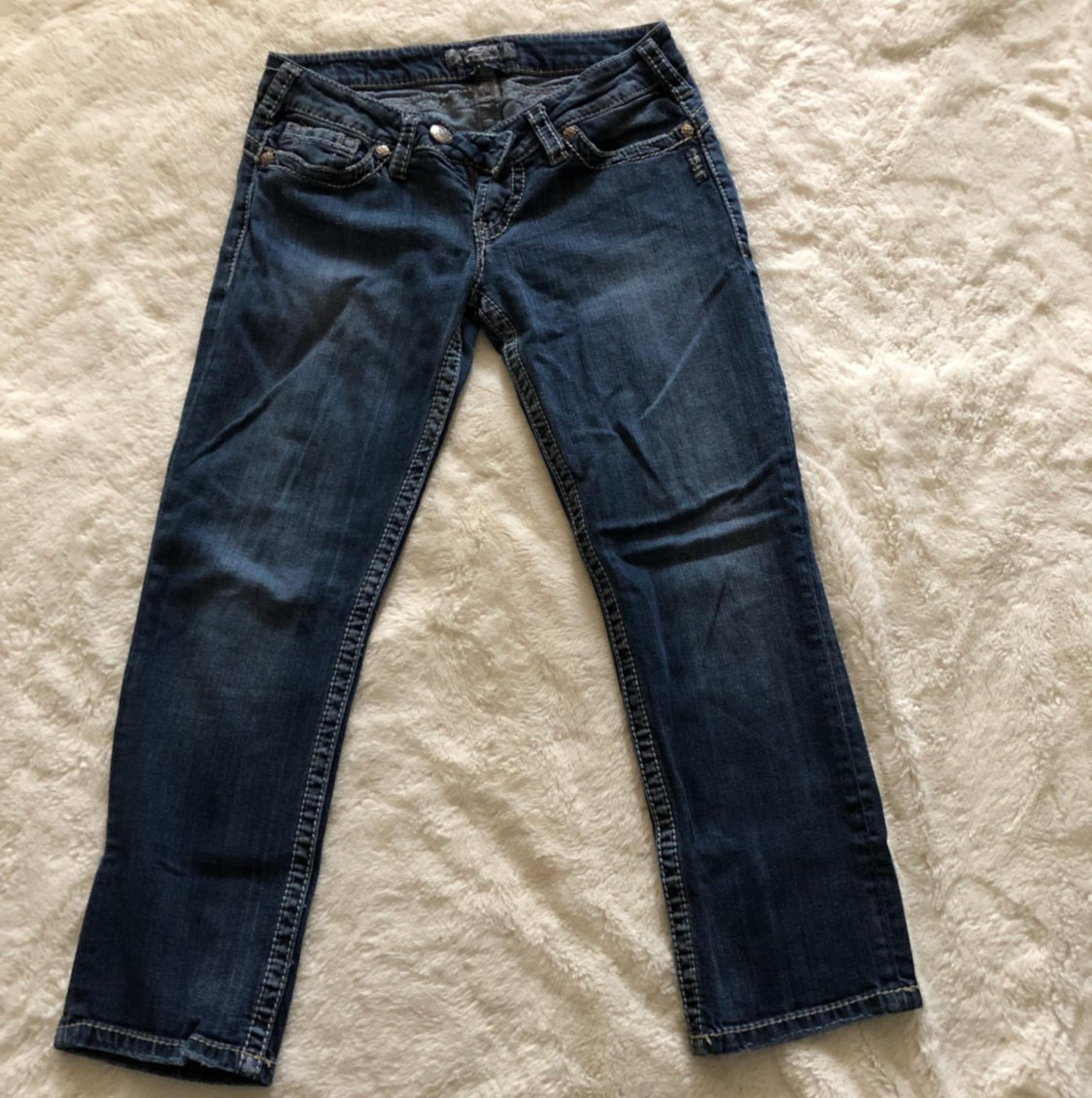 Sz 28 Silver Jeans Tuesday 16 1/2 Capris