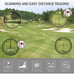 Zeronic Golf Rangefinder, Laser Golf Range Finder 1200 Yards with Slope, 7X Magn