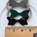 Fall faux leather nylon headband bows