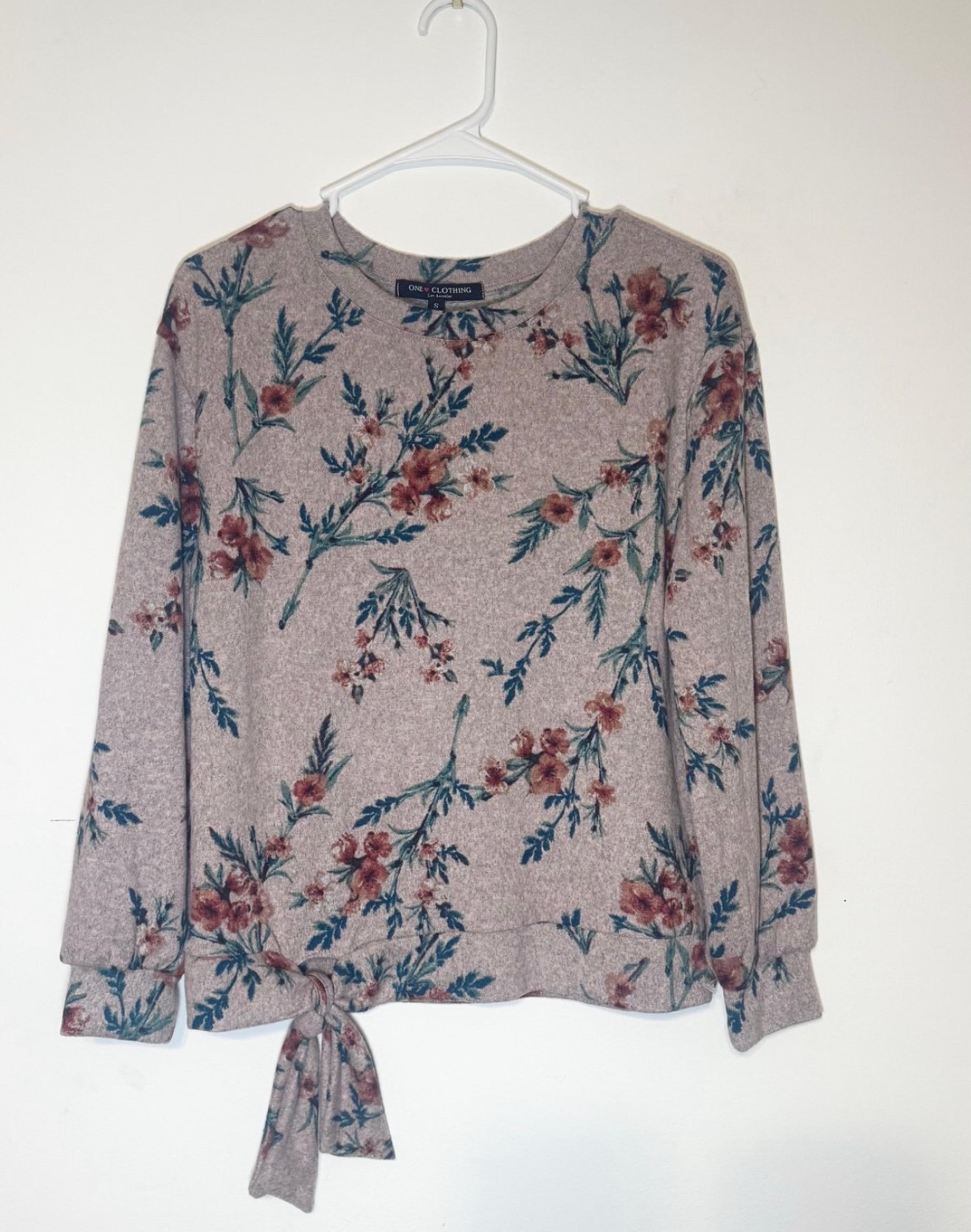 One Clothing Floral Sweater
