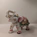 Beautiful Indian White Marble Stone Elephant Sculpture Decorated (6.5 x6 x3.5 )
