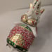 Beautiful Indian White Marble Stone Elephant Sculpture Decorated (6.5 x6 x3.5 )
