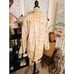 Vtg Setiage Peach Floral, Grannycore Cotton Blend Brocade Boho Blazer.