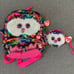 Ty Owen the Owl Flippables Reversible Sequin Rainbow Backpack & Wristlet Set