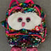 Ty Owen the Owl Flippables Reversible Sequin Rainbow Backpack & Wristlet Set