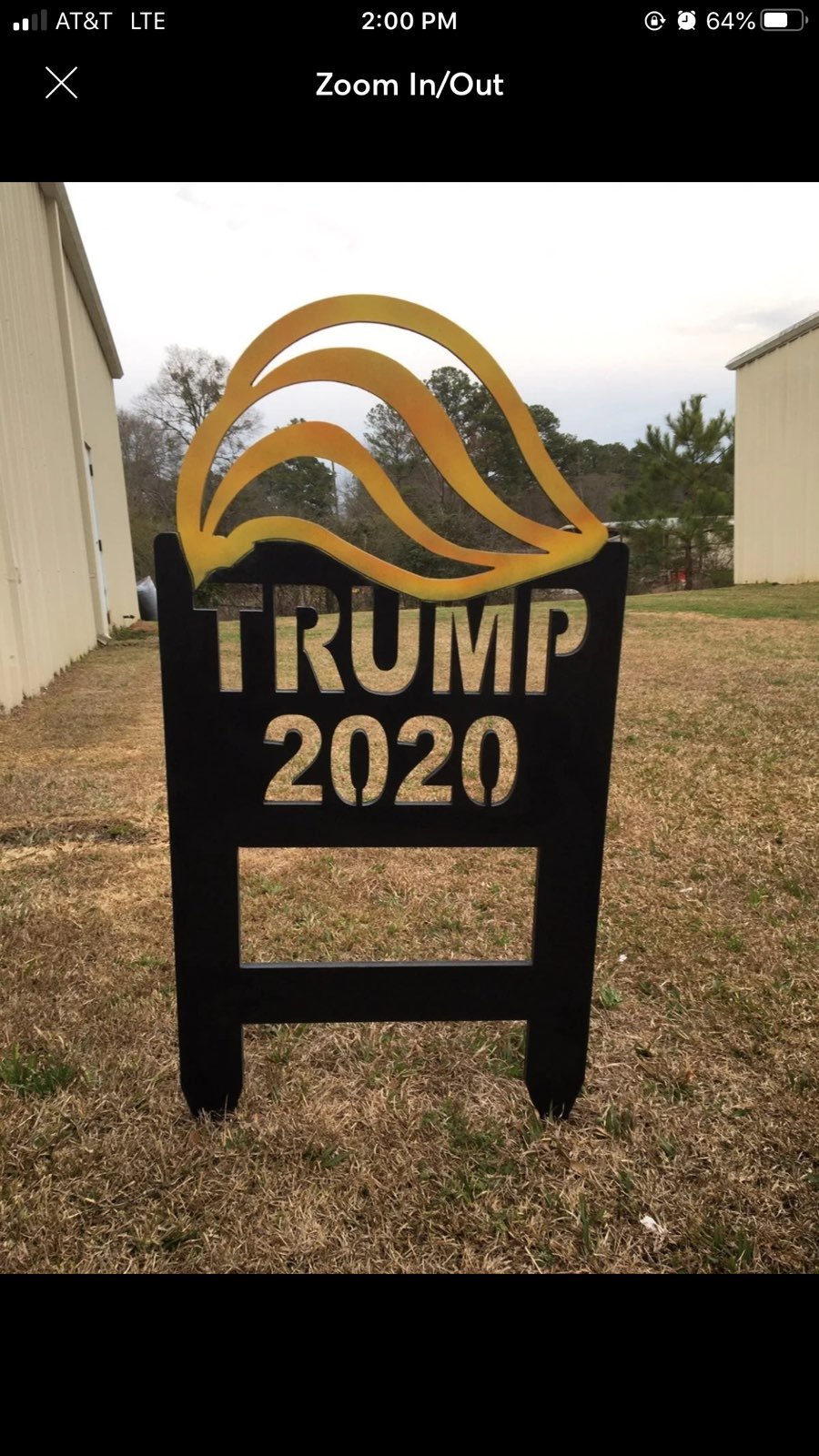 Trump 2020 sign