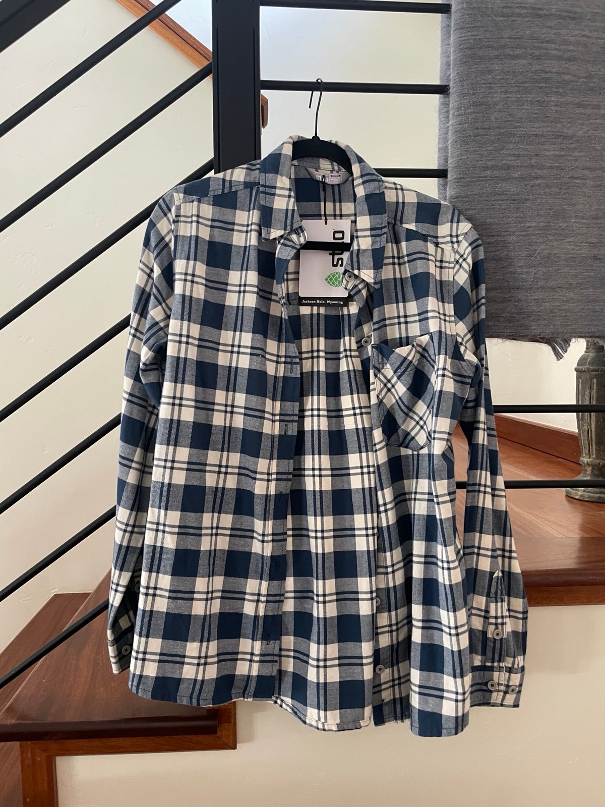 NWT Stio Womens Plaid Button Down