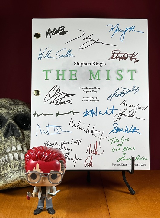 The Mist Script Signed- Autograph Reprints- Stephen King's The Mist- Horror