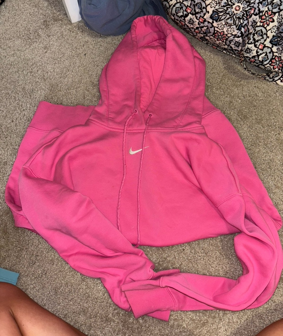 Women’s pink Nike hoodie