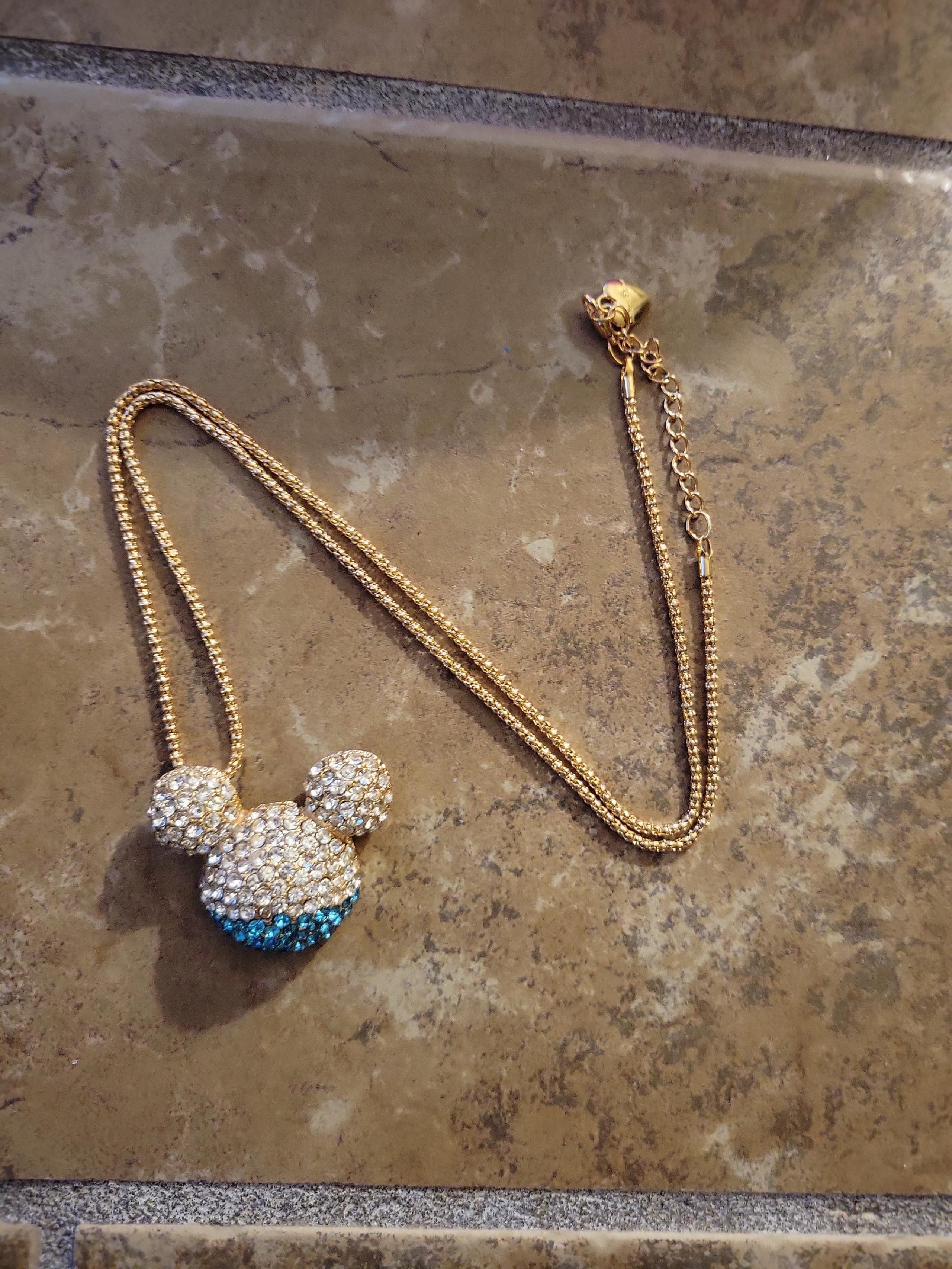 Disney's Mickey mouse bling necklace