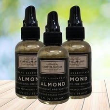3 Bottles Pre-Shave Oil Almond By Caswell-Massey 2 oz