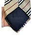 Burberry London Men's Beige Regimental Stripe 100% Silk Tie Italy 59 Classic