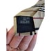 Burberry London Men's Beige Regimental Stripe 100% Silk Tie Italy 59 Classic