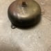 Antique brass fire, alarm bell