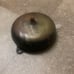 Antique brass fire, alarm bell