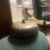 Antique brass fire, alarm bell