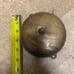 Antique brass fire, alarm bell