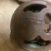 Antique brass fire, alarm bell