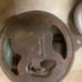 Antique brass fire, alarm bell
