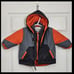 The Children's Place Boy's Orange & Gray Printed 3-IN-1 Jacket Size 6-9 Mos.