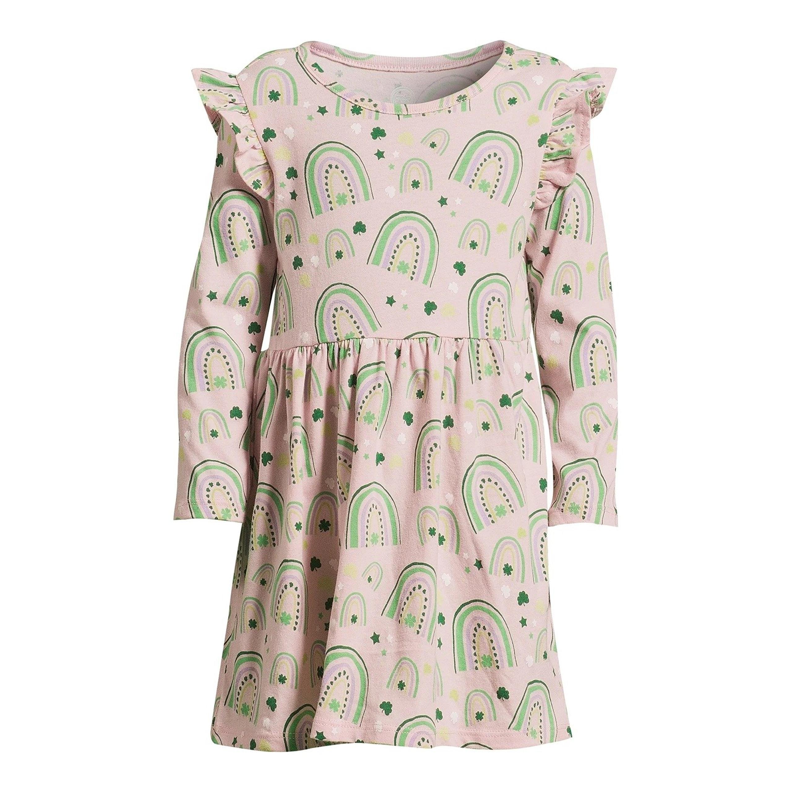 Wonder Nation St. Patrick's Day Toddler Girl Knit Dress Size 18M New with Tags