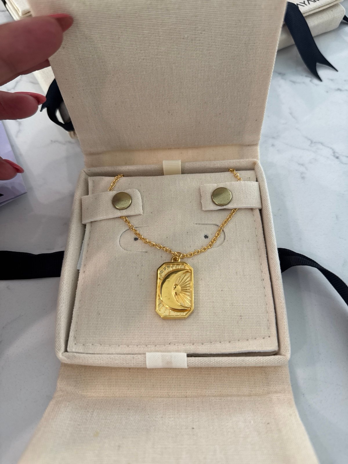 Mayamar moon and sun Necklace