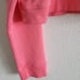 ADIDAS ORIGINALS Hoodie Sweatshirt Cropped Velvet Trefoil Logo Size Large Pink