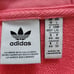 ADIDAS ORIGINALS Hoodie Sweatshirt Cropped Velvet Trefoil Logo Size Large Pink