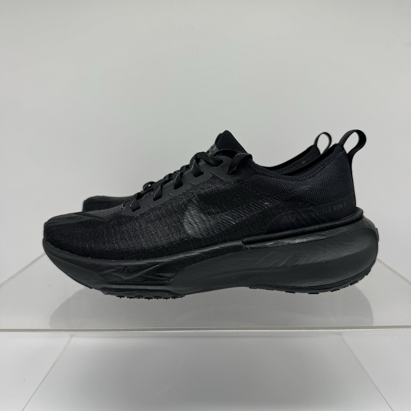 Brand New Nike ZoomX Invincible Run FK 3 Triple Black DR2660-007 Women’s Size 8
