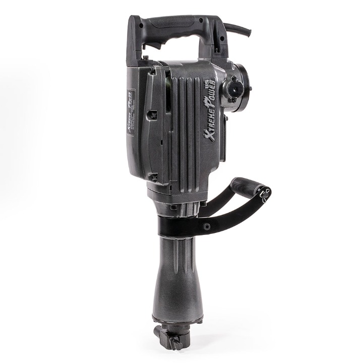 2200W Electric Demolition Jack Hammer Construction Concrete Breaker Punch 2 Bit