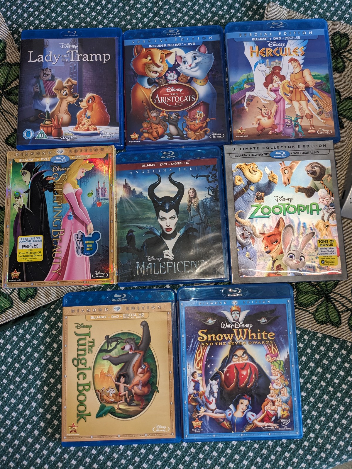 Disney Blu-ray movie lot