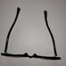 Sunspree Vintage 70s Black Plastic Frames Sunglasses Eyewear 1107