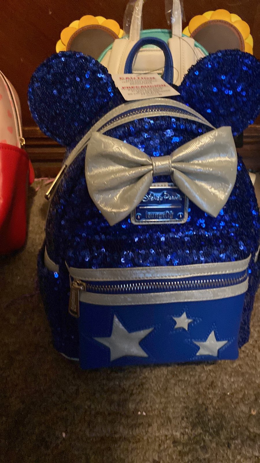 Loungefly sequins backpacks