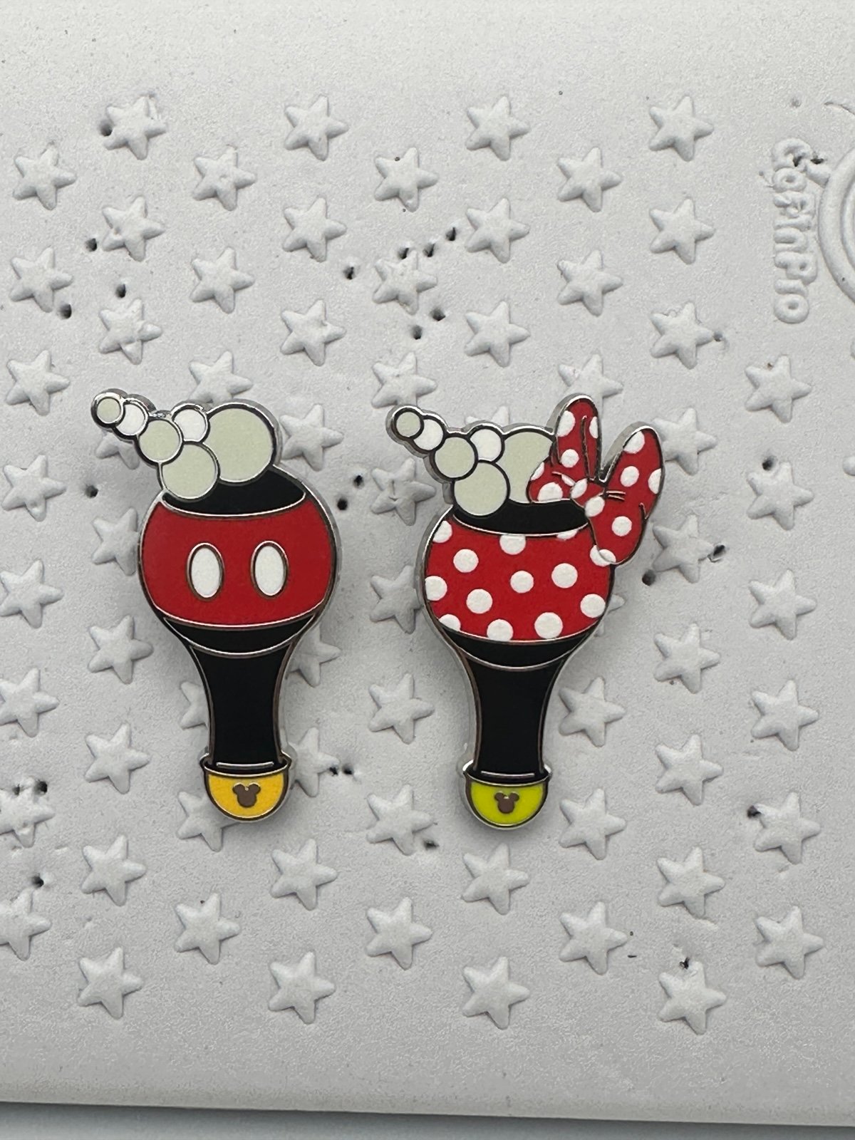 2025 Wave B Hidden Mickey and Minnie Bubble Wand Pin Shipping Included