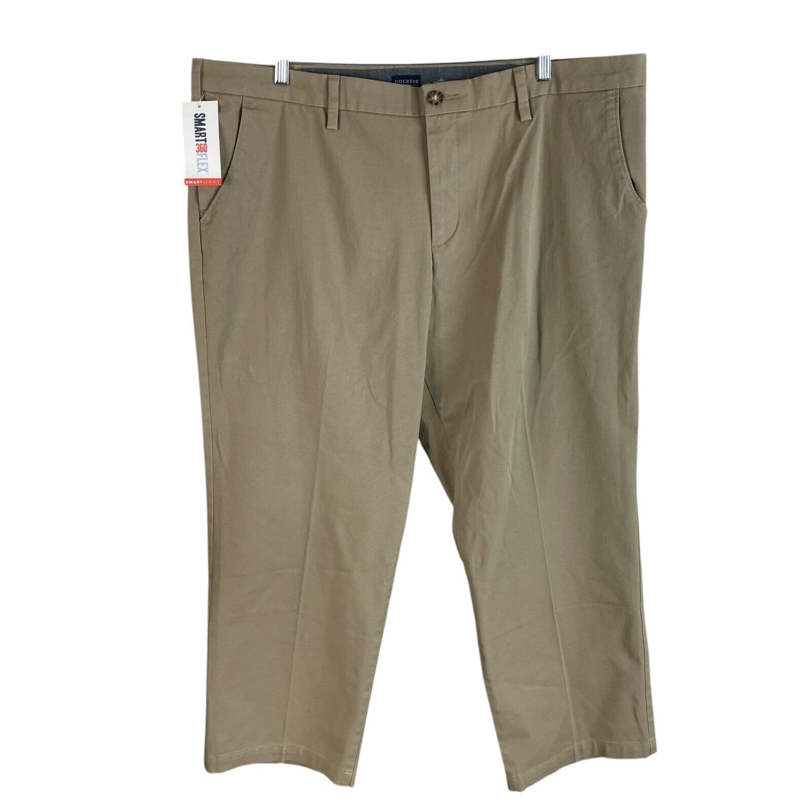 NEW Dockers Mens Classic Fit Workday Khaki Pants 44x29 Brown Smart 360 Flex 66