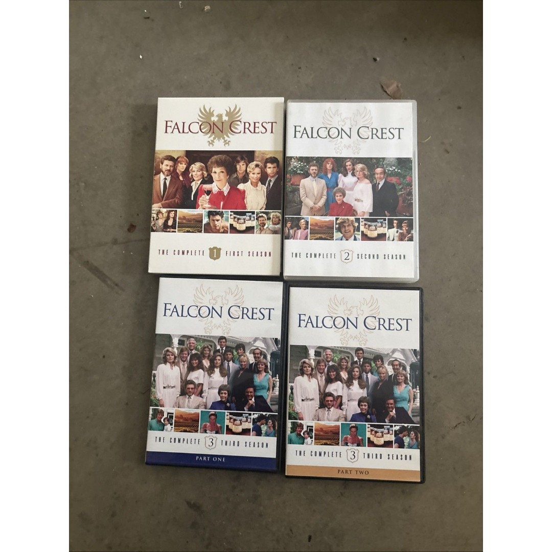 Rare DVD TV Series Lot Falcon Crest Complete Seasons 1 2 3 Warner Archives
