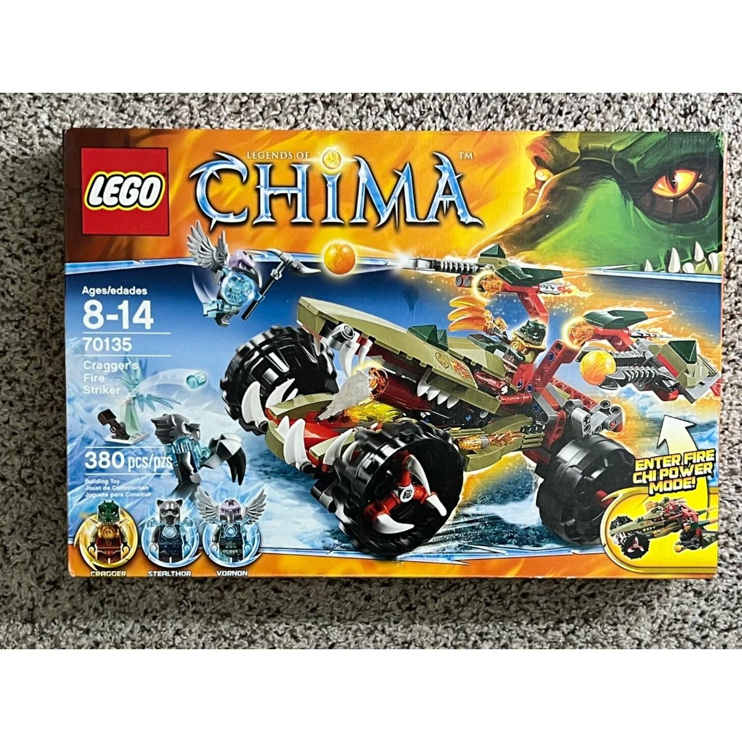 Lego Legends of Chima 70135: Cragger's Fire Striker - Brand New & Factory Sealed