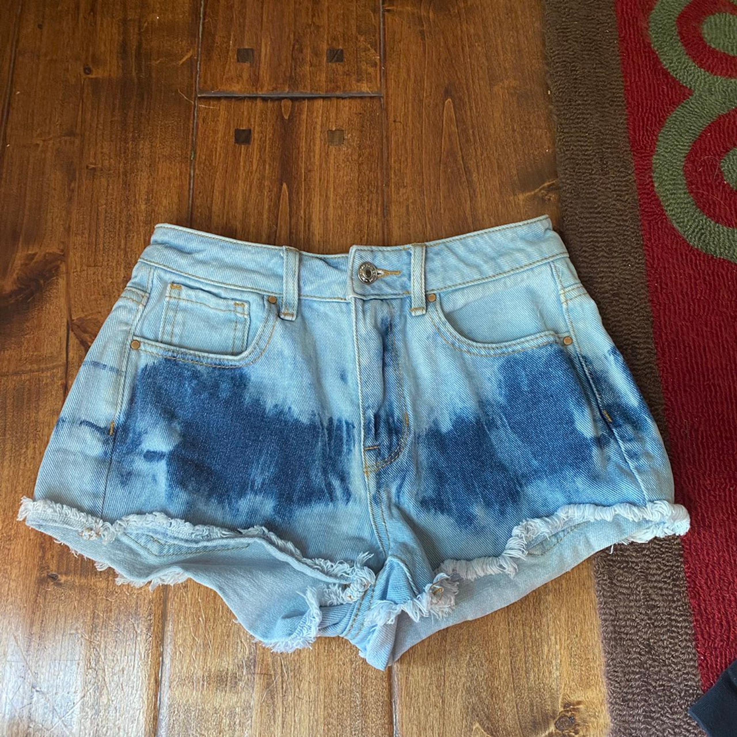 Pacsun High Rise Festival Denim Shorts