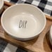 Rae Dunn Taste, Eat, Dip Ceramic Wood Serving Bowls Dish Tray Set