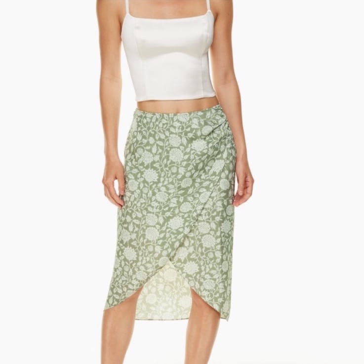 Andmary Coco check pleats skirt size S Pleated