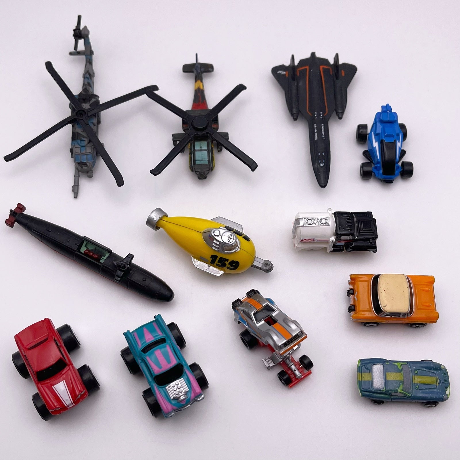 Vintage Galoob Micro Machines Road Champs LOT 57 Chevy Bel Air Blackhawk Apache