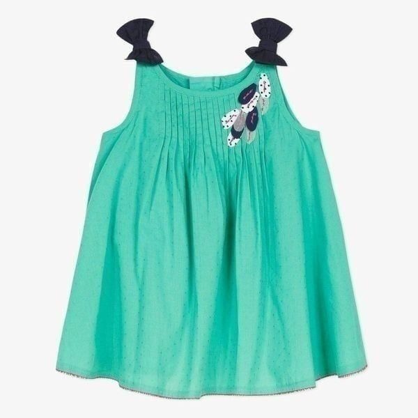 NWT Catimini Smocked Dress with Bows- 18M