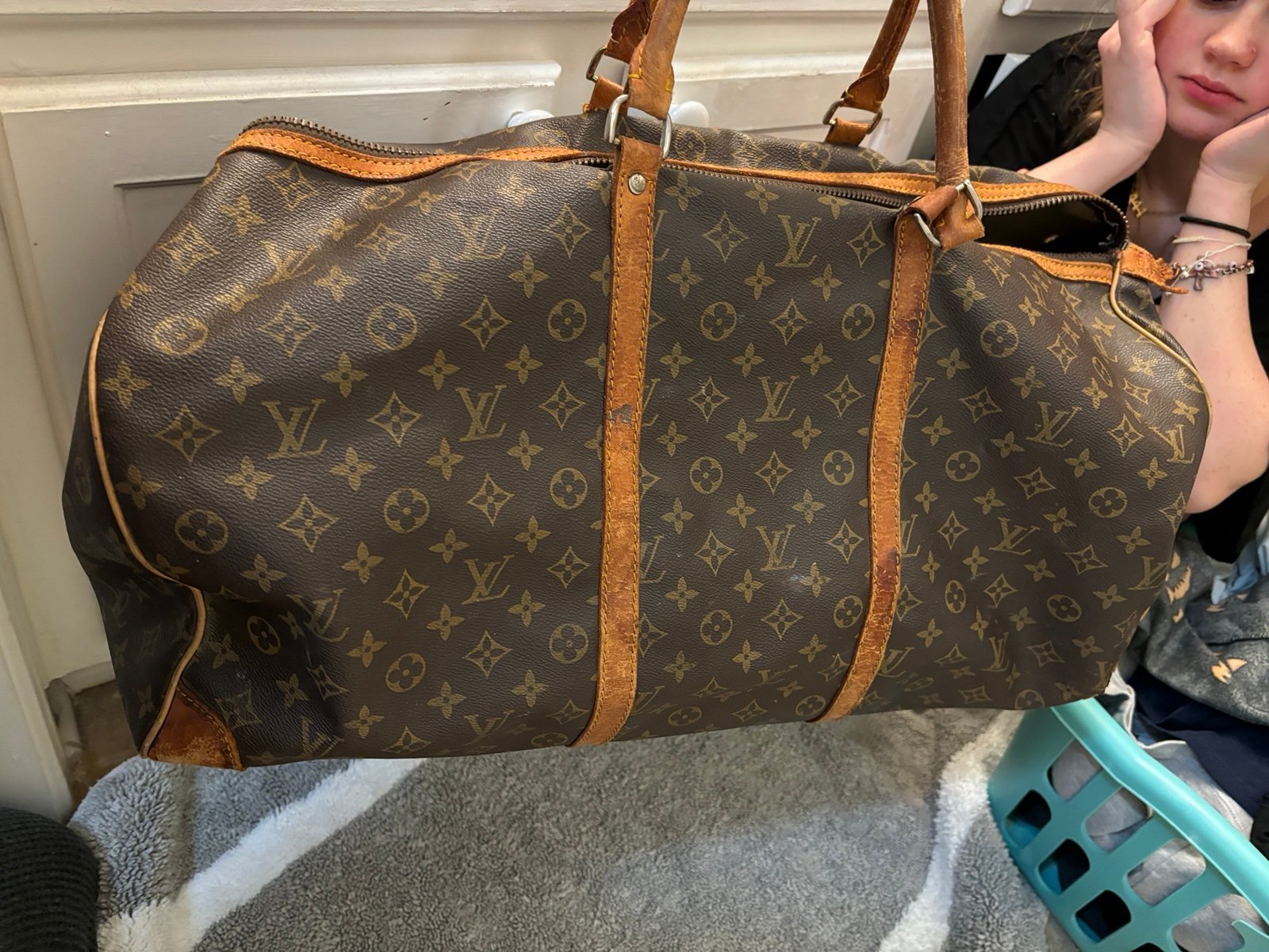Louis Vuitton duffle bag