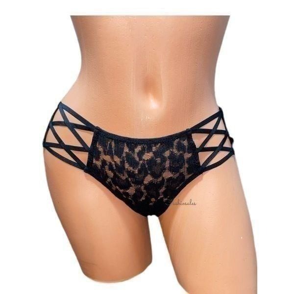 Victorias Secret sexy strappy Satiny & lace cheeky panty Medium